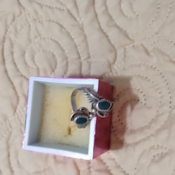 SS Turquoise ring - Picture 3 of 3